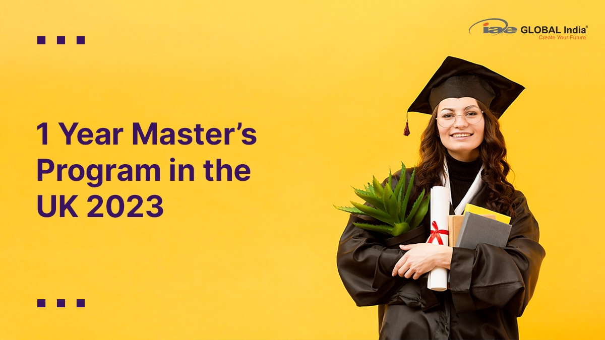 1 Year Master’s Profram in the UK 2023